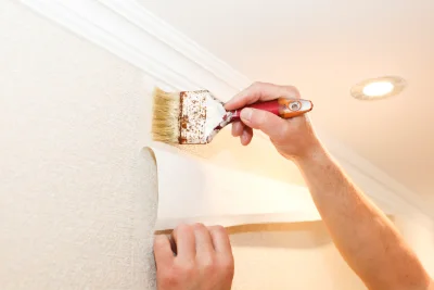Pose de papier peint à Lauroux — revêtements muraux et toiles de verre